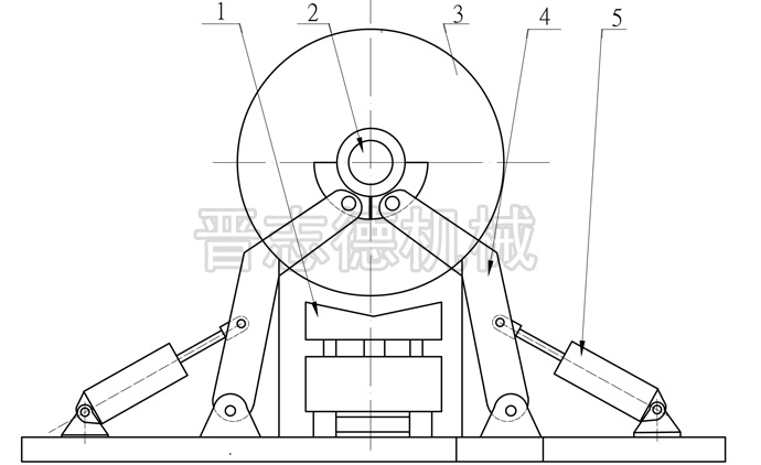 配臺(tái)車(chē)的重型材料架結(jié)構(gòu)