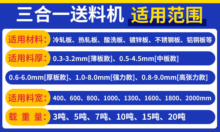 三合一整平送料機(jī)參數(shù) 三合一整平送料機(jī)參數(shù)
